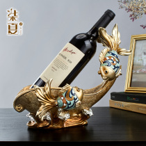 European-style creative wine rack ornaments modern simple home living room wine cabinet decorations decoration housewarming new home gifts