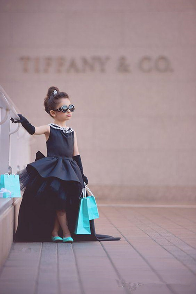 Trẻ em catwalk váy cô gái đuôi cao trang phục piano mô hình công chúa váy fluffy váy chủ đồ vest bé trai 3 mảnh