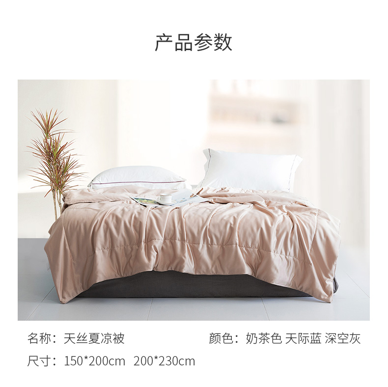 北京奥运会家具供应商 皇朝家私 100支天丝空调被夏凉被 1.5~2米 图4