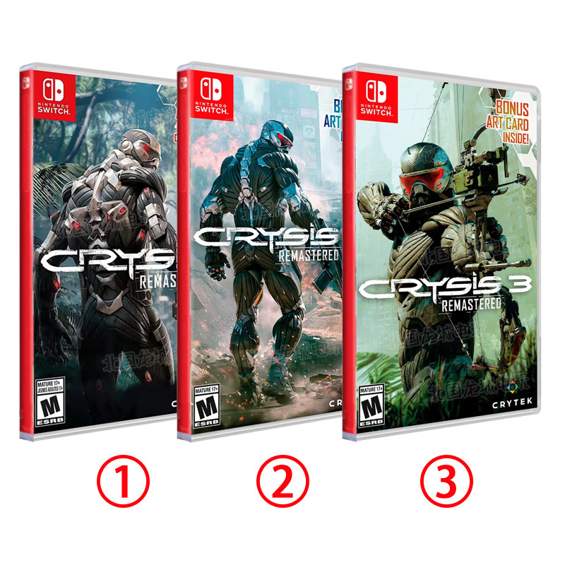 Spot new NS Game Crysis 123 Trilogy Switch Crysis123 Chinese physical card