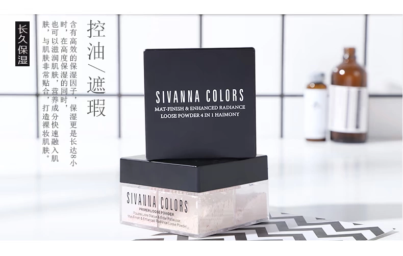 Thai Sivanna Svenna Sigong Powder Powder Honey Powder Makeup Powder Bốn màu Lasting Oil Control Freshing Dumb Pearl phấn phủ kiềm dầu eglips