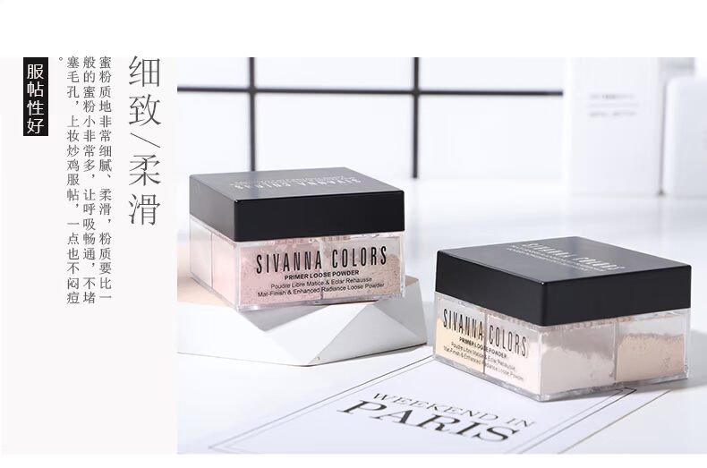 Thai Sivanna Svenna Sigong Powder Powder Honey Powder Makeup Powder Bốn màu Lasting Oil Control Freshing Dumb Pearl phấn phủ loreal infallible 24h