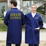 Униформа медсестры для работы, нагрудник, износостойкий длинный лонгслив, рабочая одежда, длина макси