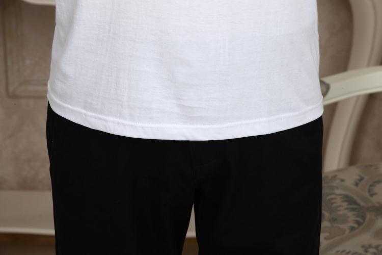Kích thước lớn lỏng người đàn ông cũ của áo bông vòng cổ bông áo sơ mi cũ thể thao hoa cúc vest mùa hè ngắn tay T-Shirt