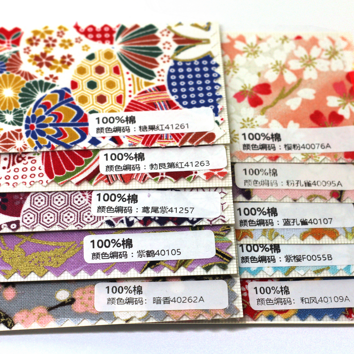 Wind Day Department Pure Cotton Cloth Cherry Powder handmade cloth Art DIY fabric half-meter 