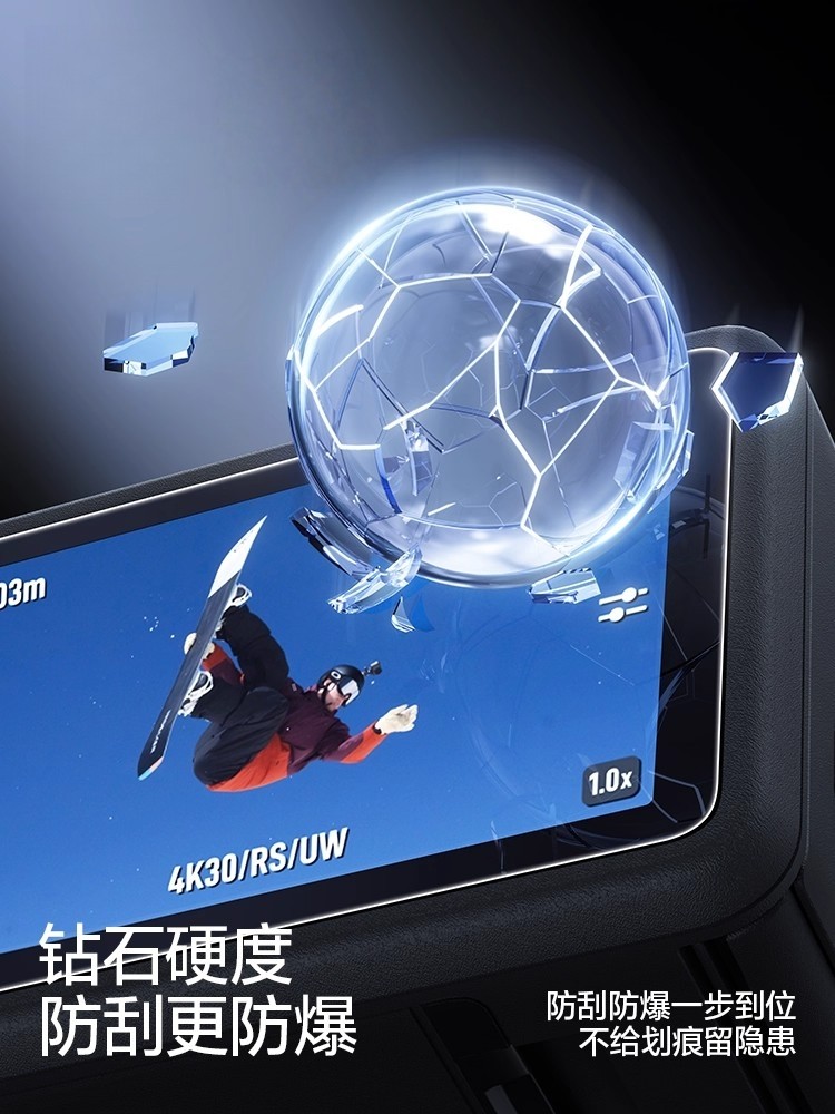 Tempered Glass Screen Protector for Dji Action 6, Action 5 Pro Sports Camera, Ar Film, Action 6/4 New Model, Pocket 3 Front and Rear Screen, Dji Screen, Osmo Camera 6 Protection 3