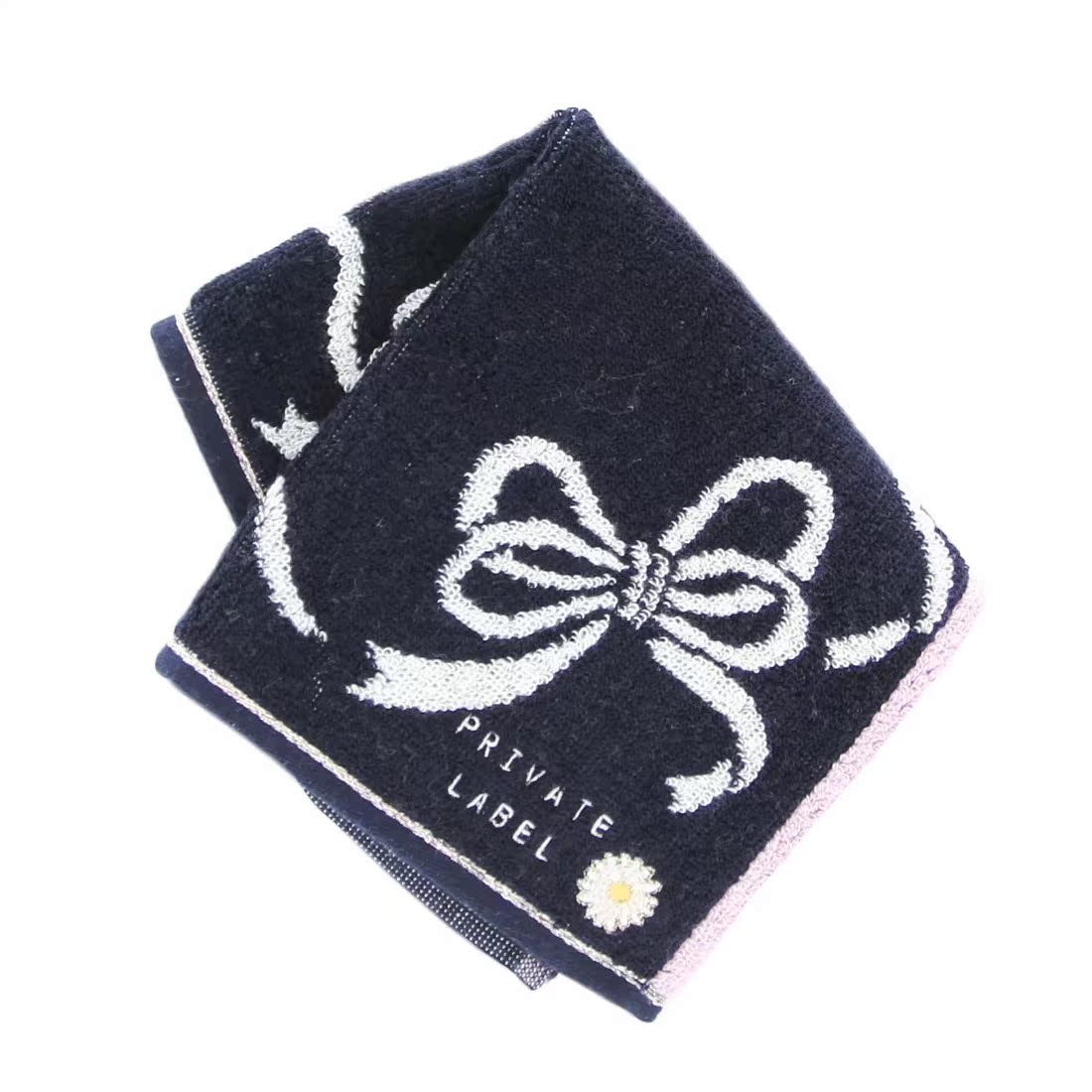 Japan purchase PrivateLabel high-grade embroidery love pure cotton handkerchief handkerchief square towel towel sweat towel