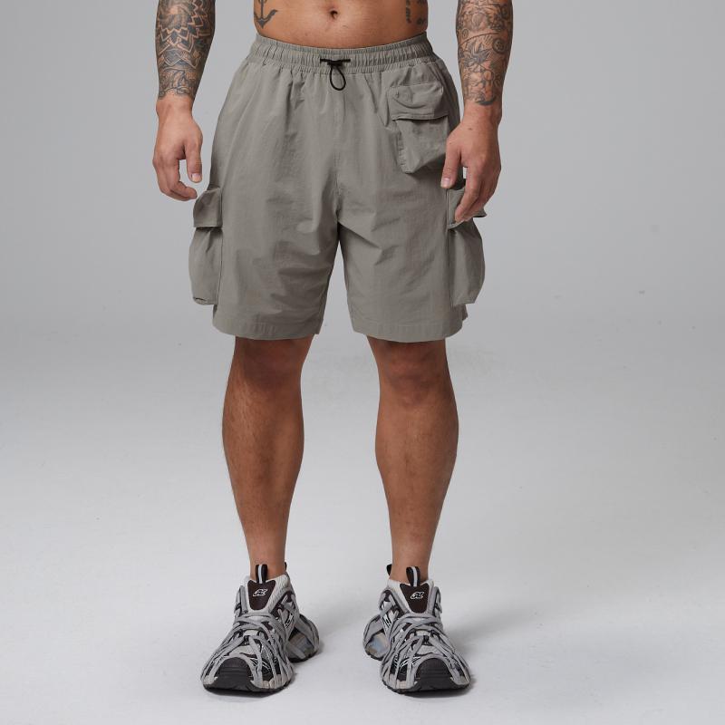 Zircuit Original Elastic Sweat-Absorbent Breathable Quick-Drying Sports Trendy Casual Cargo Shorts with Pockets