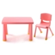 Rice Red One Table, 28 -сантиметровый стул
