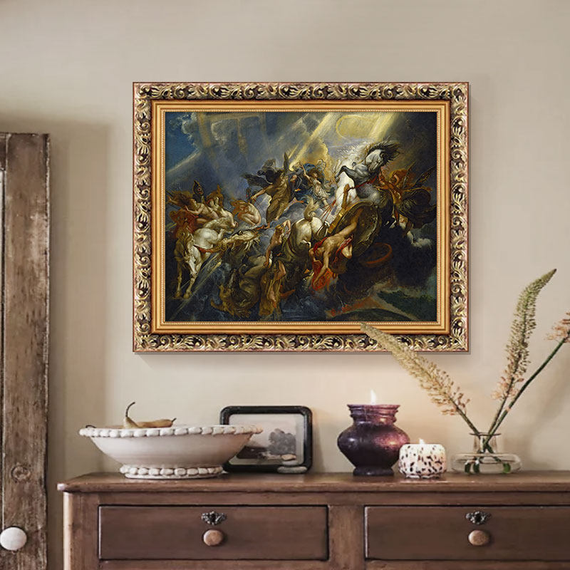 World Famous Painting Rubens Decorative Painting Neoclassical Baroque European Retro Palace Figure Oil Painting American Style Hanging Painting