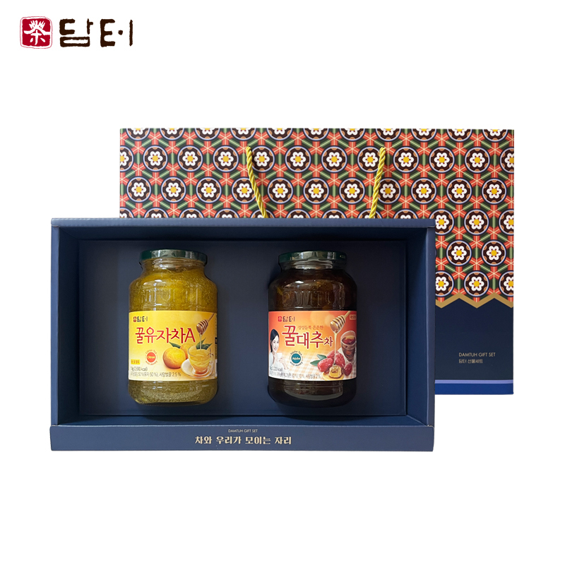 [Original from Korea] Danter Brand Honey, Grapefruit, Ginger, and Red Date Tea Gift Box Set