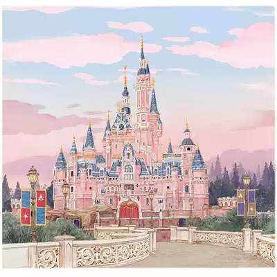 Original new hand-painted background invitation Danny draws hand-painted wedding background invitation hyperlink