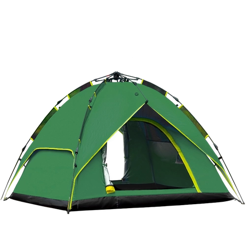 Дорожная автоматическая палатка, снаряжение для кемпинга для двоих, полностью автоматический, увеличенная толщина
