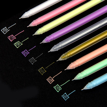 One year One month DIY album production record Very fine gouache highlighter Watercolor black card writing pen