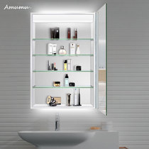 Smart mirror cabinet Wall-mounted storage mirror box storage bathroom mirror cabinet wall-mounted bathroom mirror cabinet with light led mirror cabinet
