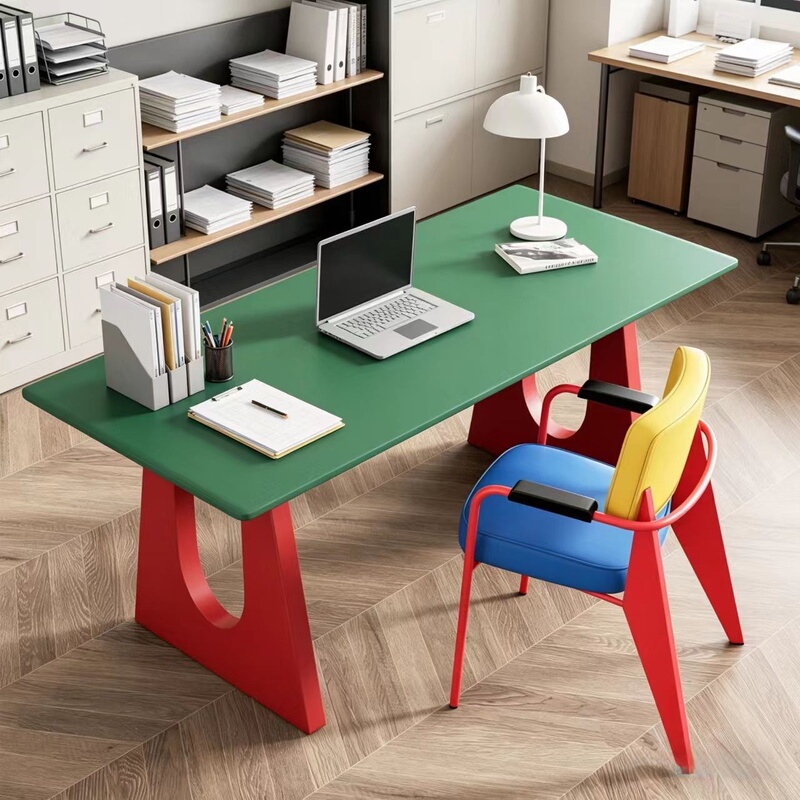Dopamine Desk Study Room Bedroom Computer Gaming Desk Office Desk Living Room Nordic Style Workbench Long Small Table