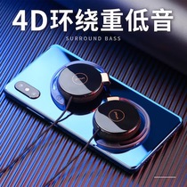 Picun product deposit L1 headset head wear hanging ear sports running line control wired headset mobile phone universal men and women