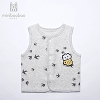 Minnie bé sơ sinh nhỏ vest mùa hè quần áo vest nam giới và phụ nữ bé vest đồ lót trẻ em áo gile cotton mềm mại cho bé