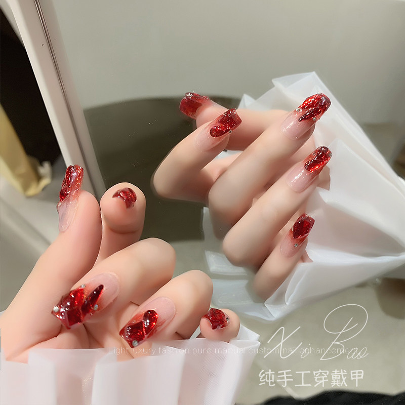 Wear Chia Advanced Sensation 2022 New Handmade Custom Finished Products Pops Meme Chia Patch Wearable Bridal Fingernail