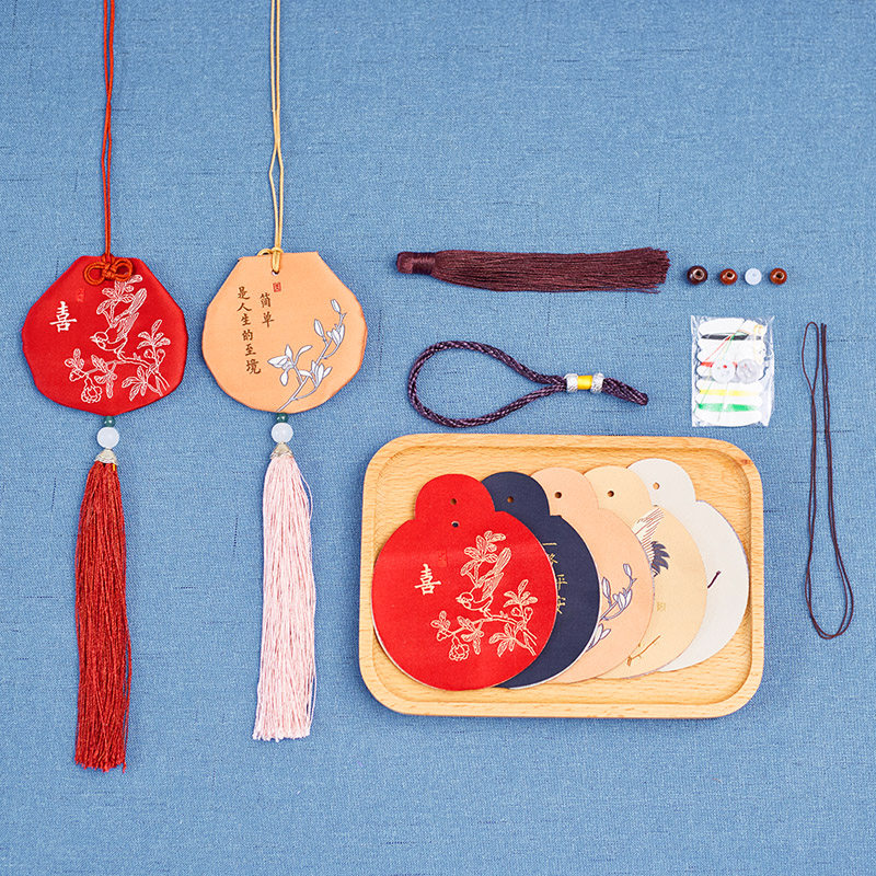 Sachet Artisanal Sewing Diy material Bag Dragon Boat Festival Glutinous Rice Bag Zongzi Ancient Wind Small Fragrance Bag with Mosquito Repellent Sachet