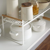 Kitchen cabinet layered rack desktop bowl Tray storage cabinet inner partition single-layer double-layer pot holder