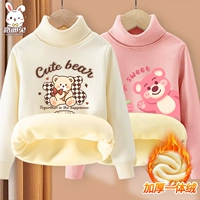 [Две вещи плюс бархат] Кремово-белый винтажный медведь_5+розовый сакура приветствие розовый медведь_9