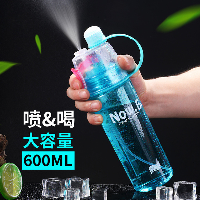 Multifunctional spray spray water cup sports water bottle children's portable creative primary school students disinfection net red water bottle