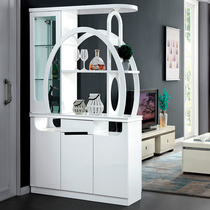 Living room partition cabinet modern briefing room with double sided shoe cabinet in the door hall Entrance Hall Screen Cabinet Decorated Wine Cabinet Entrance Into The House Of The House
