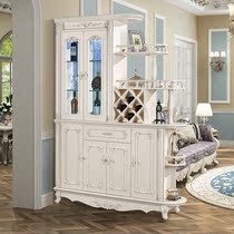 European-style Wine Cabinet Entrance to the door Entrance Door Hall Double Sided Shoes Cabinet Living-room Screen Cabinet Room storage accommodating cabinet
