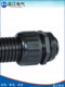 Lanjiang M tooth metric nylon corrugated pipe waterproof joint IP68 sealing and locking plastic hose external thread Gelan
