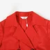 Zormei chín điểm tay áo ngắn áo khoác ngắn màu đỏ phụ nữ đôi ngực mùa xuân kích thước lớn truy cập phụ nữ E61FZ29 - Áo khoác ngắn