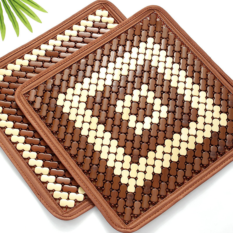 Summer bamboo mat mat seat cushion fart cushion Summer breathable office Stool Computer Chair Mat Cool Mat?Chair cushion for the chair