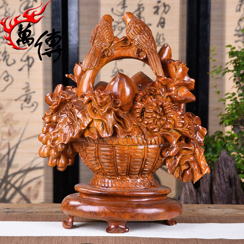 萬傳花梨木花籃喜上眉梢花開富貴木雕擺件公司開業禮品家居裝飾品 萬傳花梨木花籃喜上眉梢花開富貴木雕擺件公司開業禮品家居裝飾品