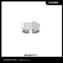 (Liu Ye Xianzi same model) RSNY belt buckle shape ring Lady ring ins style personality niche design