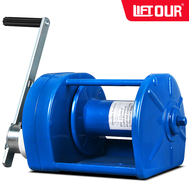 Rio Tinto medium with heavy hand winch manual winch tractor self-locking elevator with brake 1 ton 2T