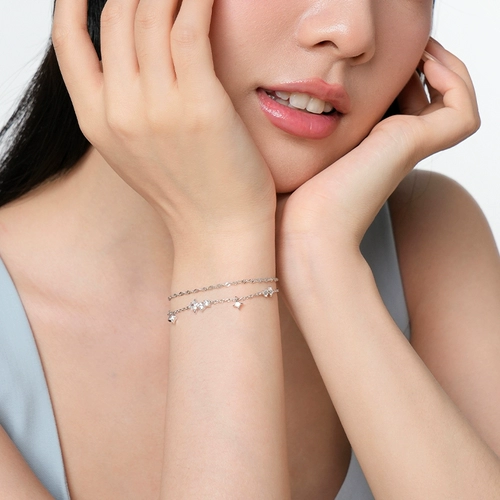 Katiro Star Story Hand 925 Silver Hand Женские легкие роскошные ювелирные изделия Нишевый подарок на день рождения лучшего друга