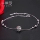 Vòng chân bằng bạc 925 sterling vòng chân nữ bạn gái sinh viên retro retro Nhật Bản và Hàn Quốc của chuỗi chân tùy chỉnh cá tính tươi đơn giản