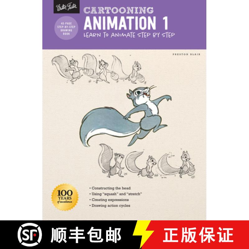 【3-4 Weeks Delivery】Cartooning: Animation 1 with Preston Blair: Learn to Animate Step by Step [9781633227736]