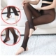 Mùa thu và mùa đông quần legging giả thịt cộng với nhung một quần dày quần lửng thực sự trong suốt mẫu thắt lưng cao eo liền mạch nữ quần tất giả bốt