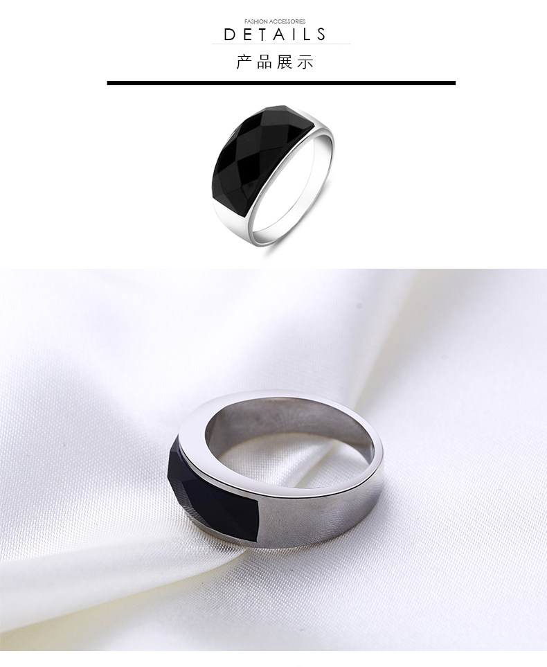 Bague homme en Acier au titane - Ref 3088419 Image 11