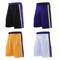 James Spurs Clippers Thunder Mavericks Bucks Pacers Basketball Double-faced Shorts