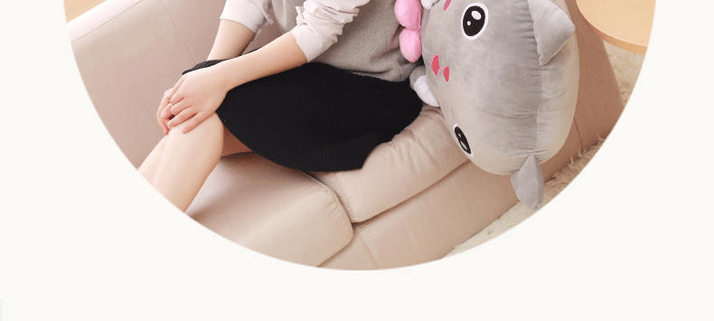 Phim hoạt hình dễ thương mèo lớn gối dài gối ngủ gối giường sofa đệm đôi học sinh trở lại gối ôm kèm chăn