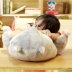 Dễ thương sáng tạo gối hamster sinh viên đệm thắt lưng ghế văn phòng giường chinchillas lưng lớn hỗ trợ gối thắt lưng Chăn gối ngủ văn phòng 3 in 1 Trở lại đệm / Bolsters