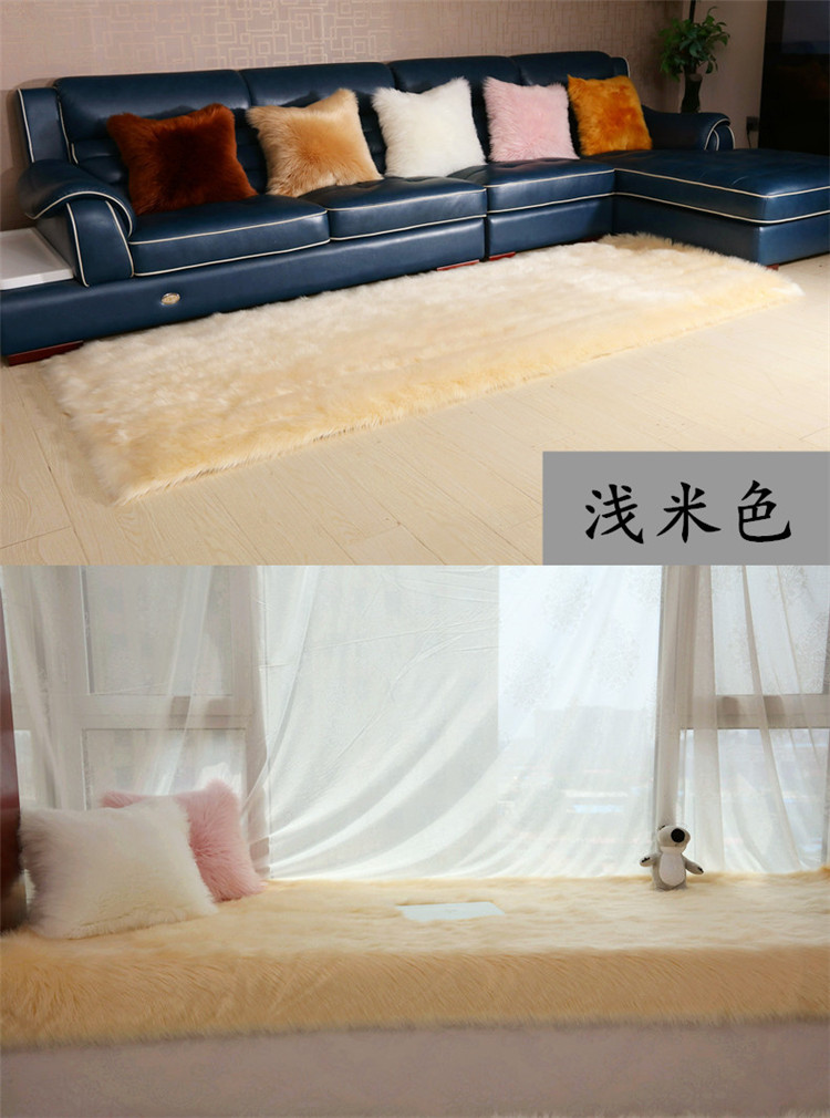 Sang trọng đệm dày lông sofa đệm tùy chỉnh nhà nhỏ đệm vuông mùa đông thanh bướm ghế đệm phân nệm lót ghế