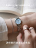 [New Year's Gift] Dw New Oval Watch Ophelia Wristwatch Light Luxury Niche Women's Watch Exquisite Chain Watch
