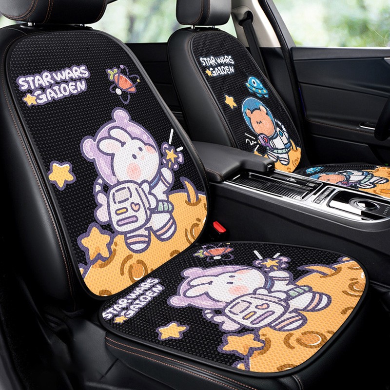 Car Cushions All Season Universal Car Seat Cushion Cover Cartoon Cute Car?Chair cushion fart cushion car cushion single sheet girls