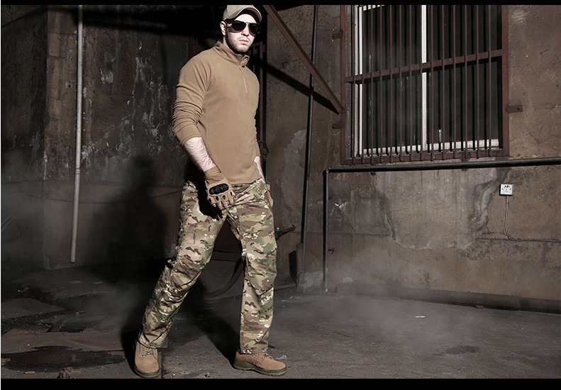 Cqb quần chiến thuật đích thực quần áo nam quân đội ngụy trang quần ngụy trang IX7 - Những người đam mê quân sự hàng may mặc / sản phẩm quạt quân đội quần áo ngụy