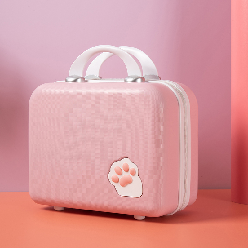 Hand-Carrying Combination Lock Suitcase, Small Luggage Box, 14inch Storage Boxes, Mini Cosmetic Case, Small Large-Capacity Storage Bag