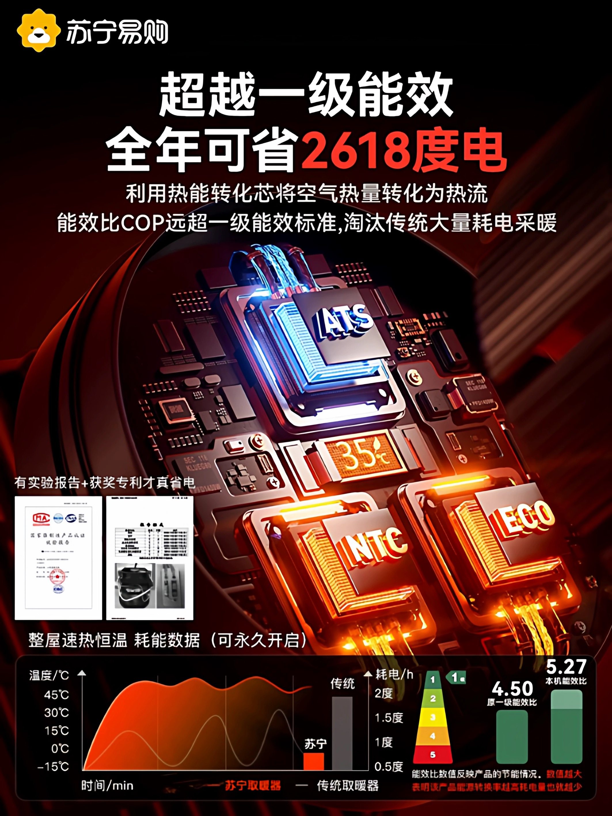 Graphene Heater Desktop Office Dormitory Infant Bathroom Small Sun Household Energy-Saving Electric Heater