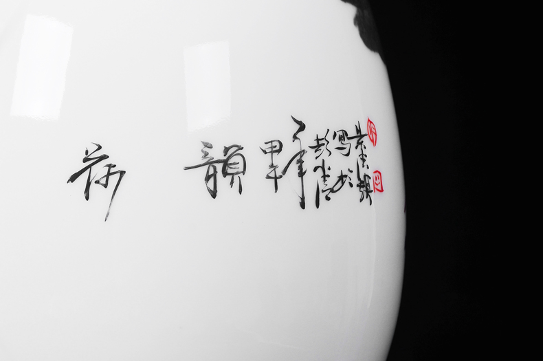 Jingdezhen ceramic hand - made porcelain vase household adornment creative furnishing articles sitting room handicraft porcelain decoration